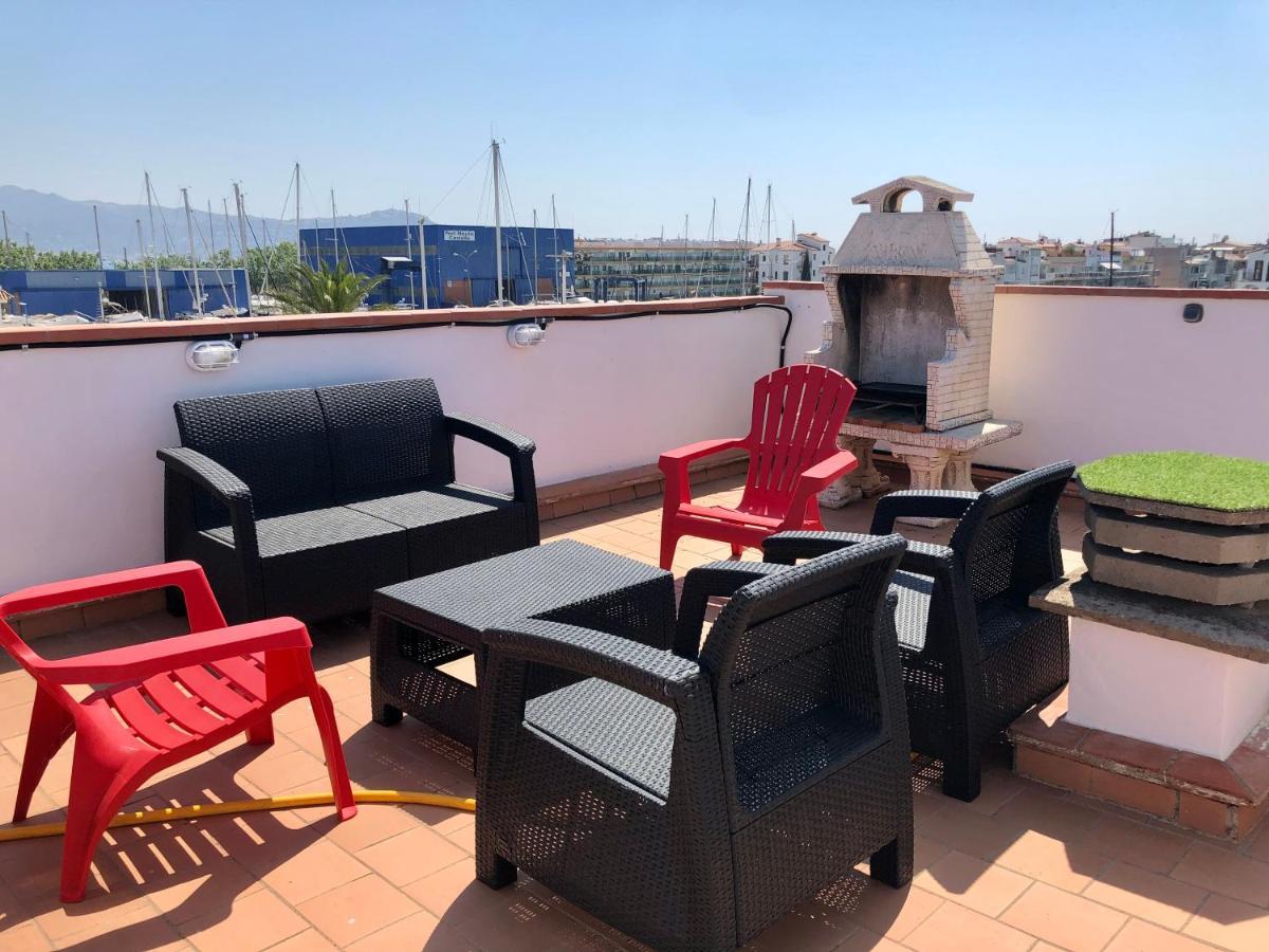Appartement 80 M2,Port Rhodes D-2 Chambres, Terrasse Panoramique, Vue Sur Le Canal Principal D'Empuriabrava Eksteriør bilde