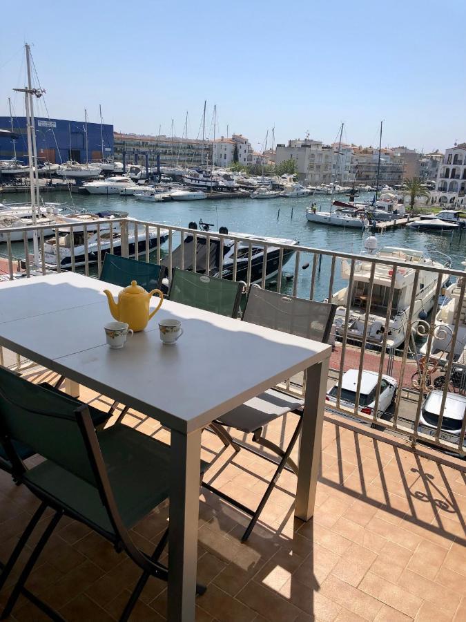 Appartement 80 M2,Port Rhodes D-2 Chambres, Terrasse Panoramique, Vue Sur Le Canal Principal D'Empuriabrava Eksteriør bilde