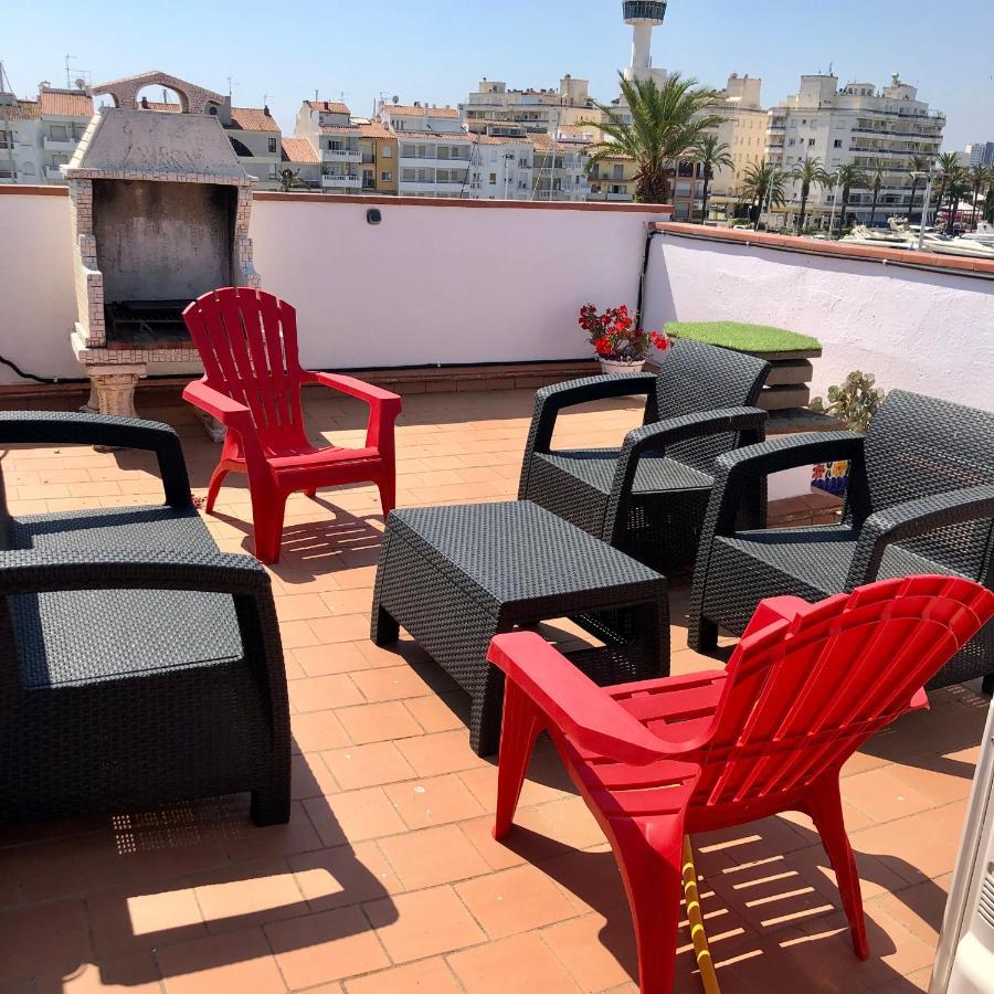 Appartement 80 M2,Port Rhodes D-2 Chambres, Terrasse Panoramique, Vue Sur Le Canal Principal D'Empuriabrava Eksteriør bilde